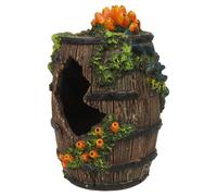 Aqua Della Décoration D'Aquarium Fût 7,7x7,4x11,4cm Pour Eau Douce & Eau Salée