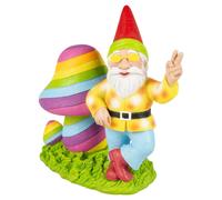 Aqua Della Décoration D'Aquarium Hippie Gnome 12x7x12, 5cm Coloré pour Aquarium