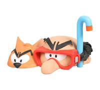 Aquadella, Figurine Les Schtroumpfs, Hautement détaillée et fabriquée en résine de Polyester, Non-Toxique et pH Neutre, pour Les Aquariums d'eau Douce et d'eau de mer