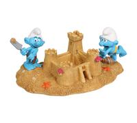 Aquadella Décor d'aquarium Schtroumpfs Plage 21×11×9 cm