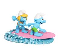 Aqua Della Décoration D'Aquarium Schtroumpfs Surf 16x8x9 CM Doux / Eau Salée
