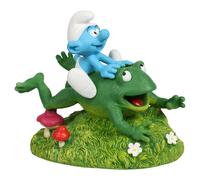 Diverse Smurf With Frog Figure Vert Enfants