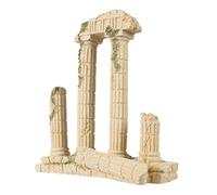 Aqua Della, Décoration pour Aquarium, Colonne Grecque 3 19,3x7,1x21,5 cm, Ornement en Résine de Polyester, Non Toxique et PH Neutre, pour Aquarium Eau Douce et salée, Décor Réaliste