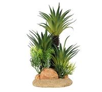 Aqua Della, Décoration pour Aquarium, Sagoutier M - 17x10,5x22 cm, Ornement en Résine de Polyester, Non Toxique et PH Neutre, pour Aquarium Eau Douce et salée, Décor Réaliste
