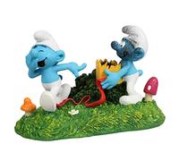 Aqua Della, Figurine Les Schtroumpfs Farceur Action 14,8x9,6x9,5cm, Hautement détaillée et fabriquée en résine de Polyester, Non-Toxique et pH Neutre, pour Les Aquariums d'eau Douce et d'eau de mer