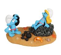 Aqua Della Schtroumpfs Déco Strand Muskelschlumpf 16x10x9 CM Aquarium