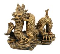 Aqua Della Zodiac Dragon Aquarium Décoration 14x8, 5x10 CM pour Doux Eau Salée