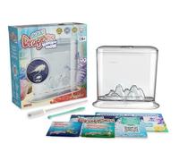 Aqua Dragon Underwater World Aquatic Pets, Kit de Jouets éducatifs STEM, Faire éclore et cultiver des Animaux Vivants, œufs, Nourriture, cuillère, loupe, pour Enfants de 6 Ans et Plus 17 x 6 x 18 cm