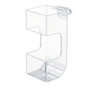 Aqua Feeder Box - Transparent Fish Food Dispenser for Aquariums | Clear Storage Container with Anti Scatter Lid & Compact Feeding for Feeding Betta Fish, Shrimp, Tropical, and vacat