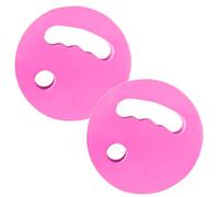 Aqua Fitness Discs - Frapages en mousse EVA double EVA, conception de poignée non glissante, entraîneur de résistance portable | Équipement d'exercice en piscine pour adultes femmes hommes thé