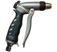 Jardibric - Pistolet Arrosage Métal Réglable - Pistolet Tuyau Jardin avec Contrôle Débit au Pouce