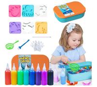 Aqua Gelz,Aqua Fairy,Kit de Bricolage Créatif,Multicolore Aquagel,Elfe d'eau Magic Water Elf,Jouet 3D DIY Coloré d'animaux Marins