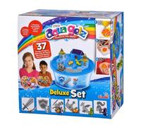 Simba - 106322497 - Aqua Gelz Deluxe - Château de chevalier - Kit de bricolage créatif - Avec 8 tubes de gel de couleur, 6 formes, 5 ajouts d'eau, bol avec château, autocollants - Pour enfant d’au moins 8 ans