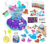 Aqua Gelz Set pour Enfants - Kit DIY Magique Eau Fée avec 6 Couleurs & 10 Formes & Kit de Pot Magique Fée d’Eau - Jouet 3D Cadeau