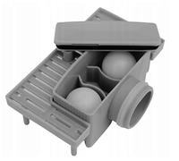 AQUA HEATING Siphon Bille Joint à Double Lèvre Pour Caniveau De Sol Linéaire Caniveau Mural Latéral Salle De Bains Douche De Plain Pied Siphon NBR Pour Rigole De Douche Vidange 36-38mm Gris