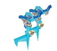 Aqua Joe AJ-ISH-2PK - Lot de 2 arroseurs indestructibles à impulsion de zinc à 360 degrés avec piquet, couverture personnalisable, 1 400 m² Couverture maximale