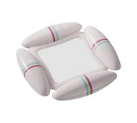 Aqua Lounge Raft, PVC Inflatable Seat, Neck Support Float, Sunbathing Water Bed, Equipment for Resort River Pool Travel Relaxation Drift Chill Rest Seasonal Recreation Use