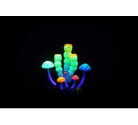 Aqua Lumo Éponge en Silicone Fluorescente pour Corail Couleurs variées