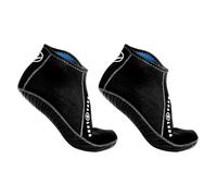 Aqua Lung Chaussettes de sport Ergo Low Grip, 3 mm, noir, bleu - M, Noir/bleu, M