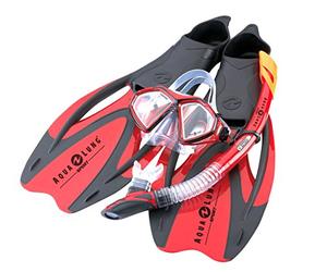 Aqua Lung Sport Proflex X Masque/Tuba et Ensemble de Fin S Red