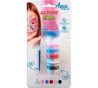 Aqua Make Up Alpine Party 5 couleurs aquarelle Maquillage du visage pour la fête Carnaval Halloween
