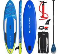 AQUA MARINA BEAST SUP Board Stand Up Paddle aufblasbar Surfboard CARBON Paddel
