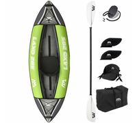 Aqua Marina Canoë Gonflable Laxo Kayak 1er 2er 3er Vert, Lot Loisir