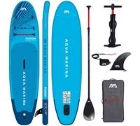 Aqua Marina Fusion SUP Board 330 cm gonflable - Planche de paddle allround pour débutants - Bleu