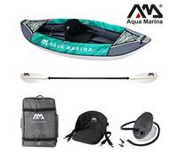 Aqua Marina Laxo 285cm Kayak Set 1 Personnes Gonflable Kanu Kayak Tours Kayak