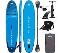 Aqua Marina Monster COMBO SUP Board 12'0" (366 cm) gonflable - Set complet avec siège kayak & pagaie 2en1 - Bleu 2025