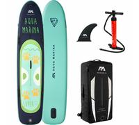 Aqua Marina Planche SUP Gonflable Familiale ISUP Set Surf Turquoise 370 Cm