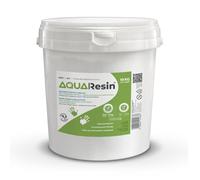 AQUA RESIN - Résine minérale en Poudre Blanche 100% Non Toxique et sûre à mélanger avec de l'eau, colorable et idéale à Utiliser dans Les moules (10 kg)
