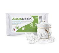 AQUA RESIN® - Plâtre Alpha | Effet Porcelaine Satiné | Prêt avec Eau | Sûr & Non Toxique | Blanc Intense & Colorable | Pour DIY, Moulages & Projets Créatifs (1, Kilogrammes)
