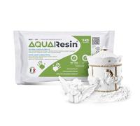 AQUA RESIN® - Plâtre Alpha (Résine Minérale) | Effet Porcelaine Satinée, prêt avec Seule Eau, Sûr et Non Toxique, Blanc ou Noir et Colorable, pour DIY, Moules, Objets Créatif (Blanc, 3 kg)