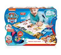 Aqua Sounds Tapis magique : Paw Patrol - Dessin à l'eau, révélation de personnages et de scènes, fait des sons pendant que vous gribouillez, stylo à eau épais, pour les tout-petits à partir de 2 ans