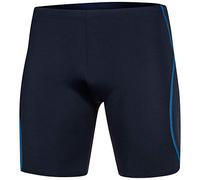 Aqua Speed Blake Caleçon de Bain Longue pour Hommes | Assis fermement | Protection UV | Résistant au Chlore | Dimensionnellement Stable | M,Navy/Blue