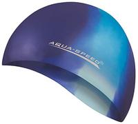 Aqua Speed Bonnet de Bain coloré + Serviette en Microfibre | Adulte | Enfant | Natation | Silicone | 27. coloré / 76
