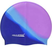 Aqua-Speed Bunt Bonnet de Bain Multicolore en Silicone pour Homme - Taille Unique