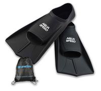 Aqua Speed High Tech Palmes Courtes pour Adultes et Enfants + Sac à Dos ULTRAPOWER #Swim Bag | Natation | Unisexe | noir/07 | Taille: 39/40