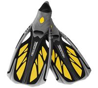 Aqua Speed INOX Palmes Unisexes | Palmes de plongée | Palmes de Natation | Palmes de Snorkeling | Gris/Jaune | Taille: 40/41