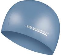 Aqua Speed Mega Bonnet de Bain | Swim Cap | Natation | Triathlon | Silicone | Unisexe | étanche | Carolina Blue