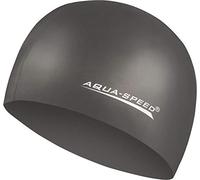 Aqua Speed Mega Bonnet de Bain | Swim Cap | Natation | Triathlon | Silicone | Unisexe | étanche | Noir
