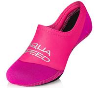 Aqua Speed Neo Socks pour Enfants | Chaussettes en néoprène | Enfants | Semelle antidérapante | Rose/Rose Clair | Taille: 28/29
