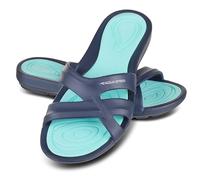Aqua Speed Sandales de Bain pour Femme | Chaussons de Douche | Sauna | Slide Women | F:10, Taille 41 | Panama + Chiffon en Microfibre