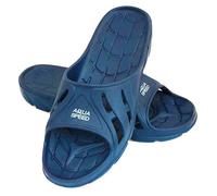Aqua Speed Sandales de bain + serviette en microfibre | Femme | Homme | Sandales de douche | Tongs de bain | Chaussures de piscine | Chaussures de sauna | Sandales de bain | Sandales de sauna |