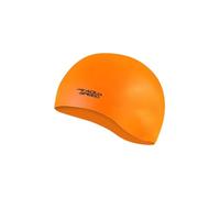 Aqua-Speed Swimming Cap Mono Silicone 111-75 Bonnet de Natation pour Adulte Unisexe Orange Orange Senior