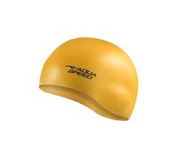 Aqua-Speed Swimming Cap Silicone Combinaison 111-06 Bonnet de Natation, Adultes Unisexe, Jaune (Jaune), Senior