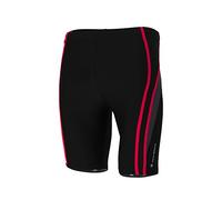 Aqua Sphere Berkley Short de Bain pour Homme, Homme, Berkley, Noir/Rouge, 30-inch