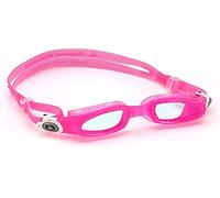 Aqua Sphere Moby Helles Glas Lunettes Mixte Enfant, Pink White Lens Clear, FR : S (Taille Fabricant : S)