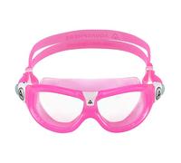 Aqua Sphere Seal Kid 2 Lunettes de natation - Vision sous-marine ultime, confortables, verres anti-rayures, hypoallergéniques - unisexe enfants, verres transparents, monture rose